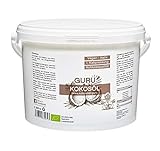 Guru Kokosöl nativ und naturrein -Bio Qualität- 1. Kaltpressung - Rohkost - Vegan - Bio-Kokosfett (1 x 2500ml)