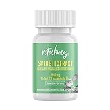 Vitabay Salbei Extrakt (Salvia officinalis) 1900 mg • 90 vegane Kapseln • Hochdosiert • Mit 2% ätherischen Ölen • Hohe Bioverfügbarkeit • Made in Germany