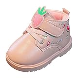 Baby Kurze Stiefel Lackleder - Stiefeletten Mit Reißverschluss Winterschuhe Stiefel Rutschfest Kurze Stiefel Prinzessin Stiefel Übergangsstiefel Kinderstiefel F
