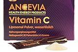 [NEU] [Patentiert] ANCEVIA® Liposomal Pulver wasserlöslich Vitamin C 1000 mg - 30 x Vitamin C Pulversticks - Hochdosiert, natürlich Lecker, Rein, Laborgeprüft, Markenqualität, Vegan