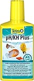 Tetra PH/KH Plus, stabilisiert den pH-Wert und verhindert Säuresturz im Aquarium, für optimale Einstellung der Karbonathärte, 250 ml Flasche