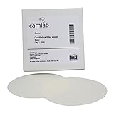 camlab 1171055 Grade 601 [1] Allgemeine Zweck Filter Papier, Medium Filterung Speed, 90 mm Durchmesser (100 Stück)