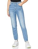 G-STAR RAW Damen 3301 High Straight 90's Ankle_Jeans, Authentic Blue, 27W / 32L