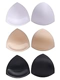 eBoot BH Pads Bikinis Pad Bra Einlagen Push- up Pad, 3 Farben, Dreieckige Form, 3 Paare