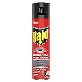 Raid Paral Ameisen-Spray, Insektenspray zur Bekämpfung von Ameisen, Silberfischen, Spinnen, Schaben, 400 ml