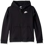 Nike Jungen Sportswear Full-zip Club Hoody, Black/Black/White, 158-170cm / XL