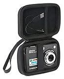 AALINAA Kamera Tasche Hart Reisekoffer for Mega-Pixel/Camking/GOR dve/YouMeet 2.7' LCD Mini-Digitalkamera-Camcorder-Kompaktkamera DSLR-Kameratasche (Color : Black)