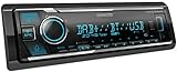 Kenwood KMM-BT508DAB - USB-Autoradio mit DAB+ & Bluetooth Freisprecheinrichtung (Amazon Alexa, Soundprozessor, USB, AUX, 2 x Pre-Out 2.5 V, 4 x 50 Watt, VAR. Beleuchtung, inkl. DAB+ Antenne)