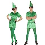 Widmann - Kostüm Peter, Kleid mit Gürtel und Hut, Mottoparty, Karneval