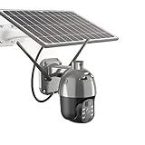YEZIMK Solarkamera 4g WiFi Solar. IP Kamera-Außenüberwachung wasserdicht CCTV. Betriebene Bunte Bunte Nachtsichtüberwachungs-Überwachungskamera (Sensor Size : 4G CAM 64G No by)