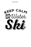 Wasserski Notizbuch: 100 Seiten | Liniert | Team Wasserskileine Geschenk Wasserskilift Leine Wasserskier Sportler Wasser Ski Hobby Wasserskifahren Sport Wasserskifahrer