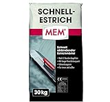 MEM Schnell-Estrich 30 kg - Schnell abbindender, schwindungsarmer Estr