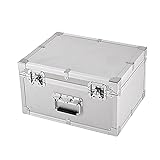 Portable Tray Toolbox Aluminium Hard Tool Box Aktentasche Tragbare Speicher Toolbox Tragetasche PC Kameraausrüstung Organizer-Truhe mit abnehmbarem Schaum Werkzeugbox & Organizer ( Size : Ds )