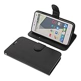 foto-kontor Tasche kompatibel mit ZTE Blade L3 Book Style schwarz Schutz Hülle B