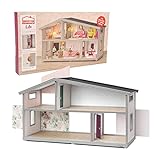 Lundby Puppenhaus – 2-stöckiges Miniatur Haus – Spielzeug für Mädchen und Jungen ab 4 Jahre – schöner & hochwertiger Dollhouse
