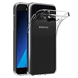 AICEK Samsung Galaxy A3 2017 Hülle, Transparent Silikon Schutzhülle für Galaxy A3 2017 4,7 Zoll Case Crystal Clear Durchsichtige TPU Bumper Samsung Galaxy A3 2017 Handyhülle