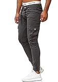 OneRedox Herren Chino Pants | Jeans | Skinny Fit | Modell 3207 Antrazit 33/32