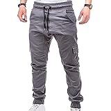 WDEFGHKK Outdoor Hosen für Herren Männermode Athletic Jogginghose Hosen Athletic Jogging Cargo Pants Mens Long Hosens