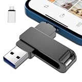 128GB USB Stick für Phone, MUXXUE Phone Speicherstick mit USB, Typ C, Kopieren Sie Fotos und Videos, ohne eine App