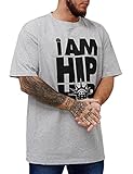 YLD Mens Heavy Oversize T-Shirt 02 Hip Hop YLD21-1024 H.GreyBlack - M