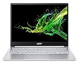 Acer Swift 3 EVO (SF313-52-58DH) Ultrabook / Laptop 13 Zoll Windows 10 - QHD IPS-Display, Intel Core i5-1035G4, 8 GB RAM, 512 GB PCIe SSD, Intel Iris Plus Graphics, silber