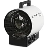 TROTEC Bauheizer TDS 20 R – Heizleistung 1,5 kW / 3 kW – Elektroheizer Luftmenge 411 m³/h – Heizlüfter für große R