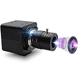 5 Megapixel USB-Kamera 5-50 mm Varifokales Objektiv Webcam HD 2592 x 1944 15 fps USB mit Kamera Aptina Sensor Webkamera mit Aluminium-Mini-Box für Android, Windows, Plug & Play, OTG 2.0 USB-Kamera