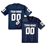 American Football Trikot Personalisierte Football Trikot Uniformen Personalisierte Teamname Nummer Shirts Hip Hop Shirts für Herren Damen Kinder