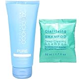 COCOCHOCO Professional Brasilianisches Keratin Pure (100 ml) und Clarifying Shampoo (50 ml) - Komplex Keratin Kur für Haarglättung - Geeignet für Blondes Haar - Formaldehyd frei Hair Treatment