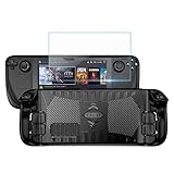 DLseego Protector Case for Steam Deck, Shock Absorption and Anti-Scratch TPU Case with 1 tempered glass film compatible with Steam Deck - Black