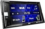 JVC KW-V255DBT DAB+ Multimedia-Autoradio mit 15,7 cm Touchscreen (2-DIN, DVD, Bluetooth Freisprecheinrichtung, Soundprozessor, USB, Android- & Spotify Control) Schwarz