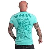 Yakuza Herren Beast V02 T-Shirt, Turquoise, XXL