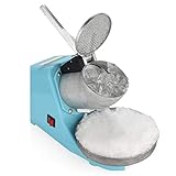 WJYLM Elektrischer Eisrasierer Crusher Snow Cone Maker Machine Aluminiumlegierung Haushalt & Gewerbe für Shaved Ice Slushies und Gefrorene Getränke