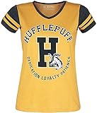 Harry Potter Kids - Hufflepuff Frauen T-Shirt gelb 140