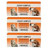 Selectavet LEGAVIT-KOMPLEX | 3er Pack | 3 x 30 Tabletten | Diät-Ergänzungsfuttermittel für Hunde & Katzen | Zur Unterstützung der Leberfunktion bei chronischer Leberinsuffizienz