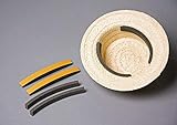 shoperama 3 Selbstklebende Schaumstoff Hut-Einlagen Polster zur Passoptimierung Verkleinerung Einlegeband Größenveränderung