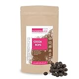ZUCKERFREIlich® COCOA DROPS zartbitterlich 500 g, Schokodrops zuckerfrei mit Erythrit & Stevia ohne Nachgeschmack, zuckerfreie Schokodrops zum Backen, kalorienbewusste Süßigkeiten mind. 60% Kakao