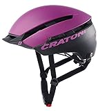 Cratoni Unisex – Erwachsene C-Loom (City) Helme, Purple/Schwarz Matt, S/M
