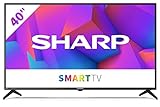 SHARP 40FE2E Full HD Smart TV 101cm (40 Zoll), 3X HDMI, 2X USB, Dolby Audio, Active Motion 200