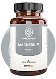 Magnesium hochdosiert Kapseln 7in1 KOMPLEX 400mg mit 7 organischen Formen I 180 Kapseln I Höchste Bioverfügbarkeit I MADE IN GERMANY rein OHNE Zusätze I LABORGEPRÜFT & vegan