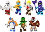 Mini Figures Advent Calendar Collection Figure Set Series Custom Collectible Minifigure Compatible with Cosmic Giant | Three-Eyed Monsters | Rattlesnakes -7 Pcs