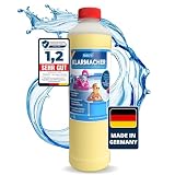 AGUALEVE® Flockungsmittel 1l | genau wie Flockkartuschen, nur deutlich Besser & viel günstiger | für kristallklares & hygienisches Wasser | für Pools & Whirlpools jeder Art | Made in Germany