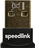 Speedlink VIAS Nano USB Bluetooth 5.0 Adapter – kabelloser Datenaustausch mit bis zu 3Mbit/s - für PC/Notebook/Laptop, schwarz