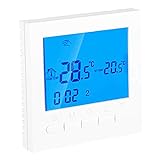 Digitaler Thermostat, Funk-Heizungsthermostat Programmierbar für Fußbodenheizung für Elektroheizung