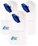 AGT Heizungsentlüftung: Manueller Heizkörper-Entlüfter m. integriertem Wasserbehälter, 3er-Set (Heizungsentlüfter mit Behälter)