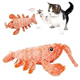 Hummers Hundespielzeug | Hundespielzeug Hummers Zappelnd | Wackel Hummers Plüschtier | Elektrisch Hummers Interaktives Spielzeug Für Katzen Hund | Bewegliches Haustier-Plüschspielzeug