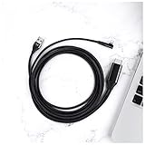 linyutech Hdmi Kabel USB HDMI. kompatibel HD4k Kabel TV AV. Adapter-Blitzkonverter-Projektor-Monitor HD-Fernseher Hdmi 2.1 Kabel (Color : Black, Size : 2m)