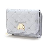 Achnr Nette Auto-toon-Damen-Brieftasche einfache Brieftasche Faltbare Kupplungsbeutel Kurze Damenbranche (Color : Sky)