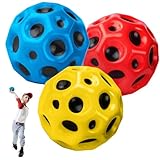 OSDUE 3PCS Jumping Ball, Space Ball Super High Bouncing Bounciest Lightweight Foam Ball Hohe Springender Gummiball Sprünge Gummiball Space Ball EIN Knallendes Geräusch Machen für Kids Party G