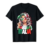 Italien Flagge Frau Sonnenbrille Mädchen Italy & Italia T-S